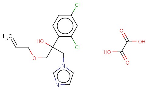 1H-IMIDAZOLE-1-ETHANOL, ALPHA-(2,4-DICHLOROPHENYL)-ALPHA-((2-PROPENYLO XY)METHYL)-, ETHANEDIOATE SAL